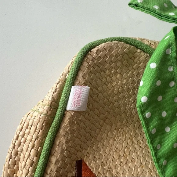 Paul Frank Rattan Purse "Bees don't feed the bears" vintage Y2K - Picture 15 of 15